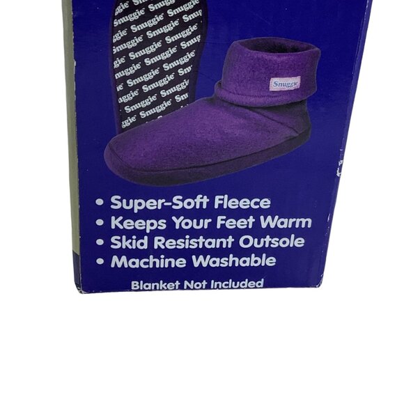 Snuggie Super Soft Fleece Slippers Booties Big Kid 13-1 13 1 Pink Skid Resistant - Picture 4 of 7